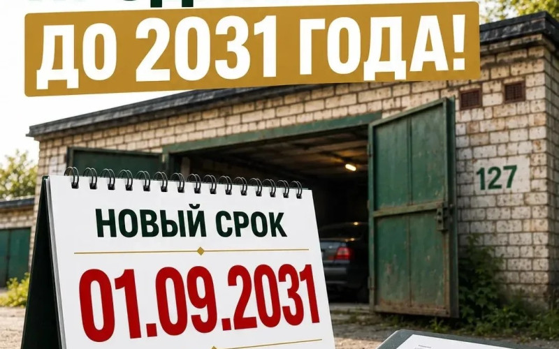 Гаражная амнистия» продлена до 2031 года: что изменилось и о чём молчат